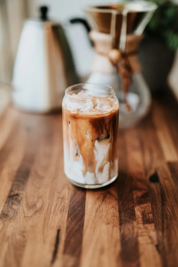 Cold brew coffee on ice